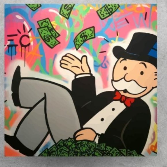 Alec Monopoly Money Boss Print - Picture 1 of 2